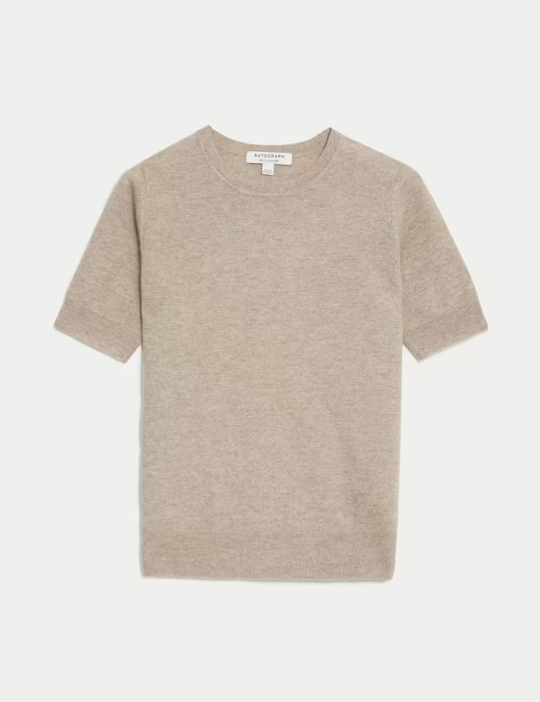 Merino Wool With Cashmere Knitted Top | Marks & Spencer (UK)