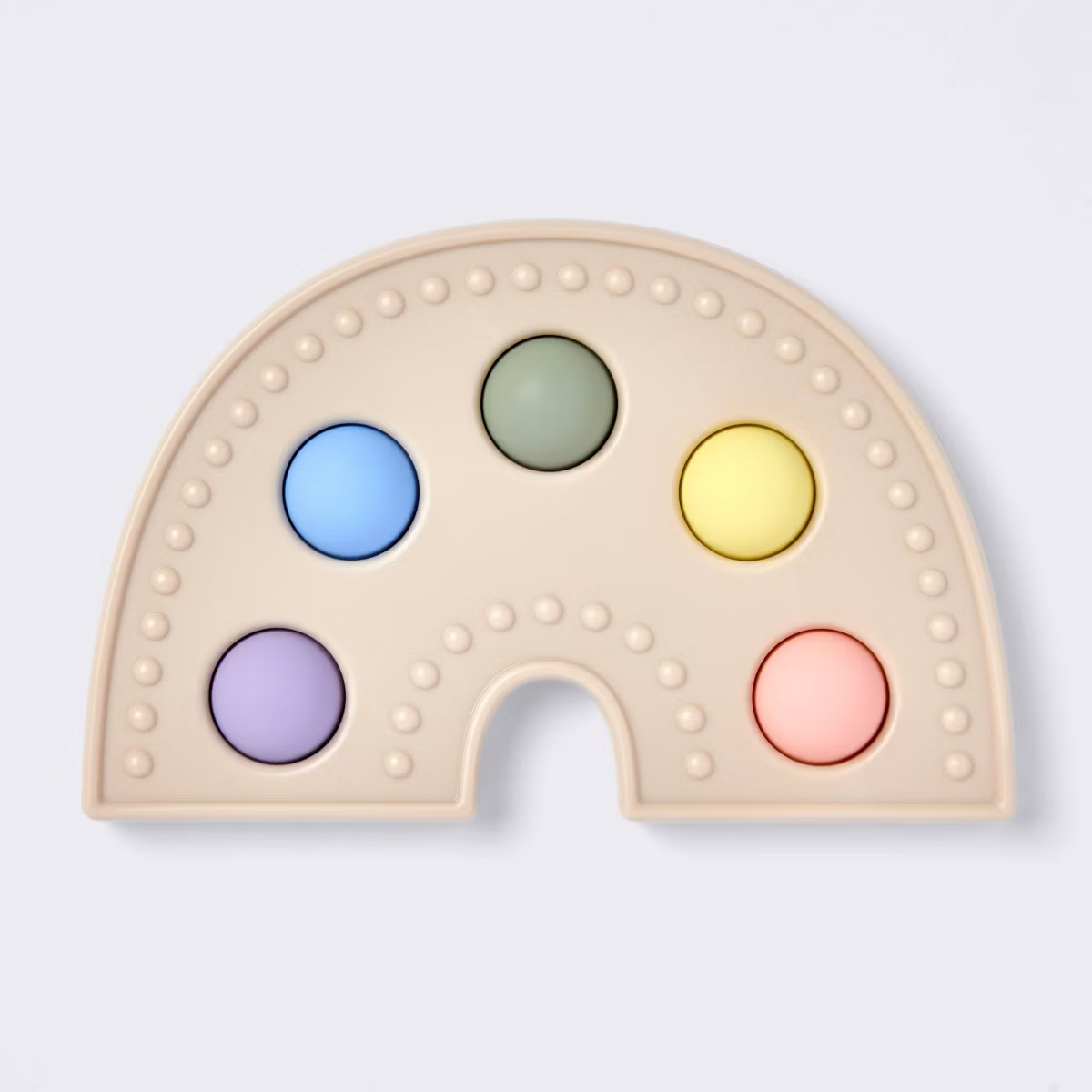 Silicone Pop-it Baby Toy - Rainbow - Cloud Island™ | Target