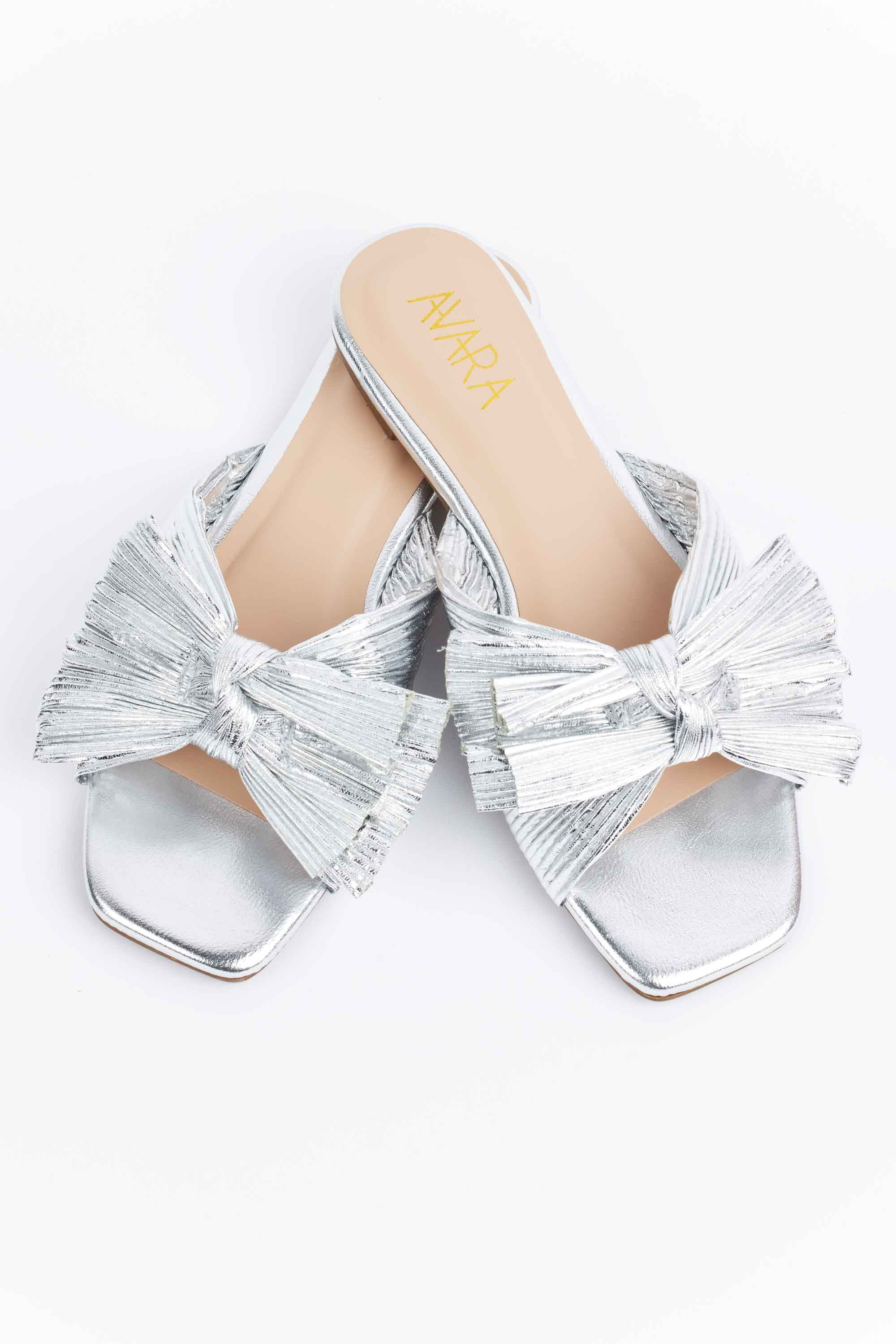Ariel Sandals- Silver | Avara