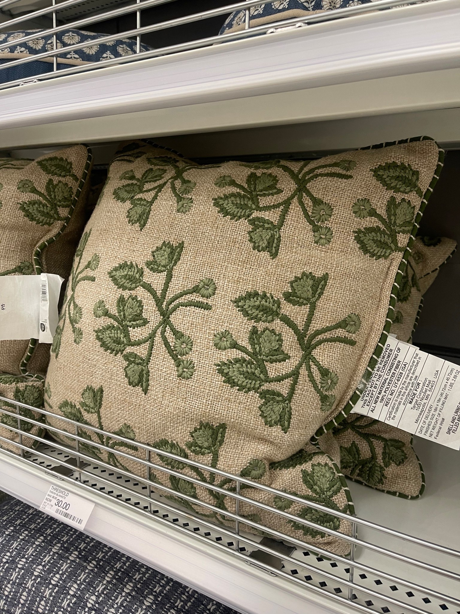 Target square embroidered vine pillow

Green target pillow, green studio McGee pillow, green block pillow, green square pillow, studio McGee throw pillow, target throw pillow, vine throw pillow, floral embroidered pillow, nature pillow, plant pillow, green target home decor, green home, target home, Morgan Grace Howe

#LTKHome #LTKSeasonal #LTKootd