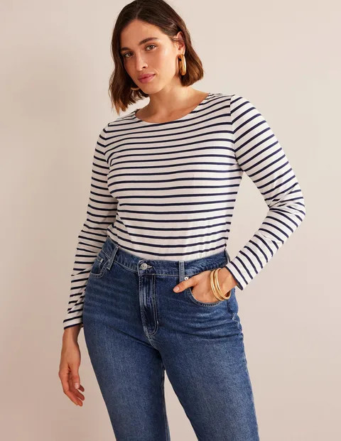 Long Sleeve Breton Top | Boden (US)