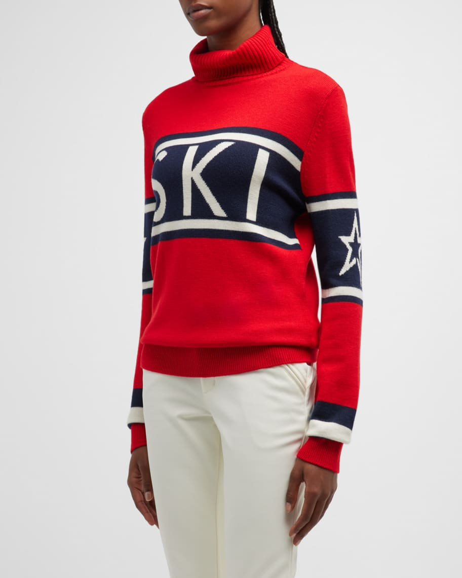 Perfect Moment Schild Intarsia Knit Sweater | Neiman Marcus
