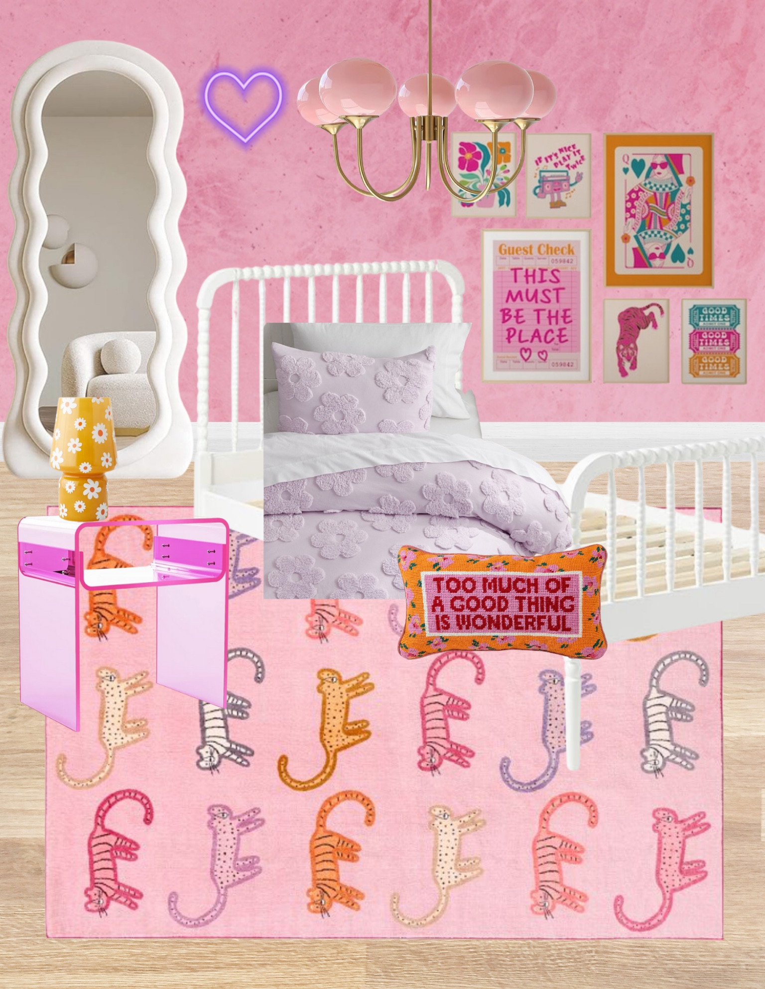 BRIGHT & TRENDY TWEEN/TEEN GIRL’S ROOM! 💖🐆🌸🫶🏼🤩👄🍊

Room decor for kids, girls room inspiration 