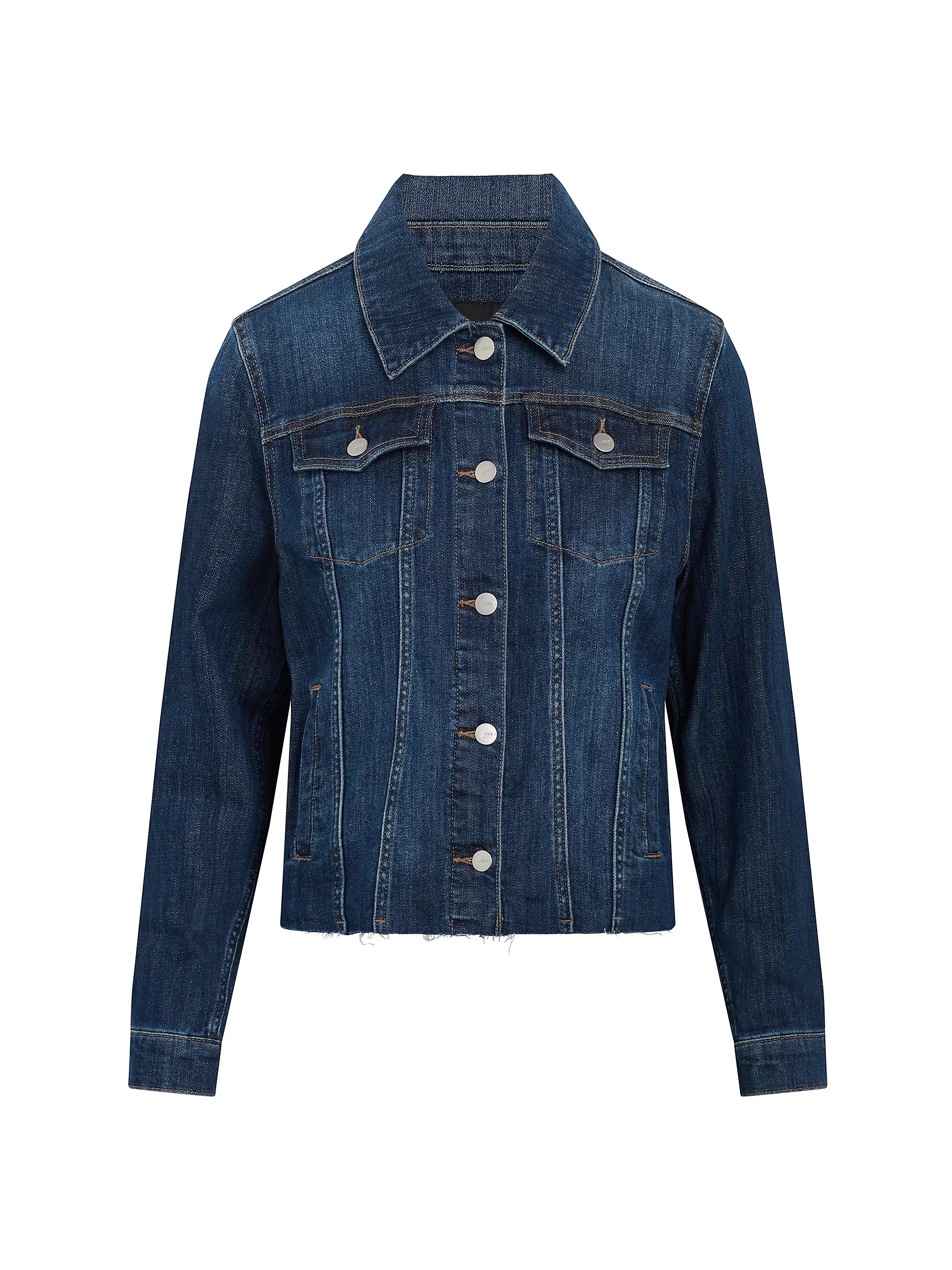 The Relaxed Raw-Hem Denim Jacket | Saks Fifth Avenue