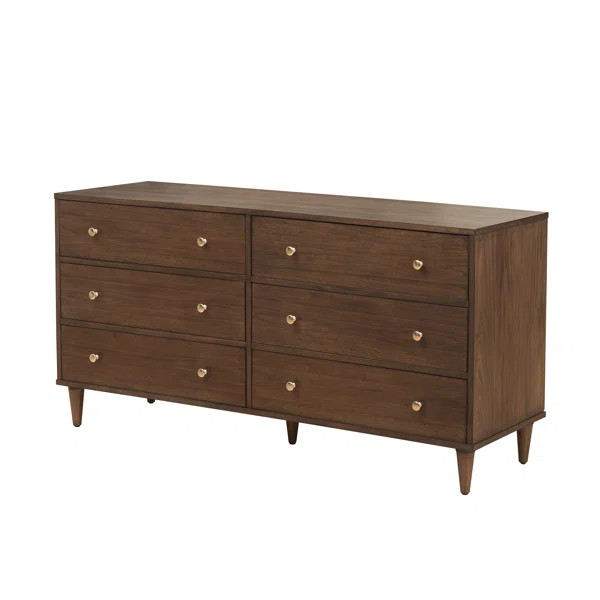 Tambo 6 Drawer 64'' W Double Dresser | Wayfair North America