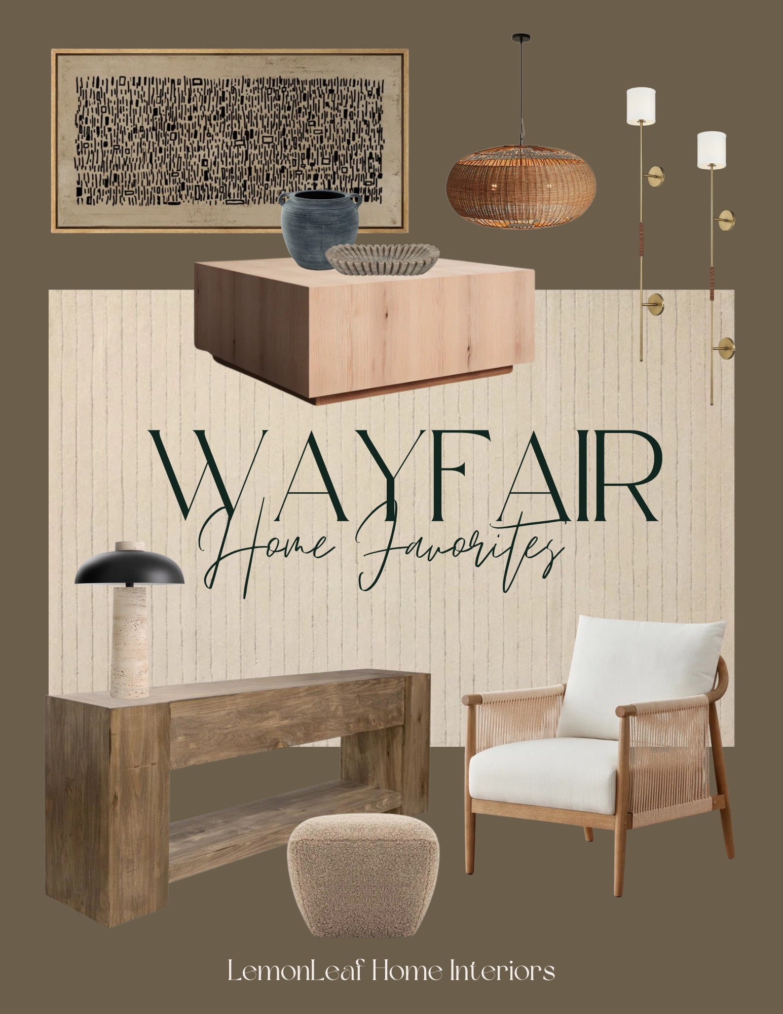 Neutral home finds from Wayfair. Add these to any space for warmth and texture 


#LTKSaleAlert #LTKStyleTip #LTKHome