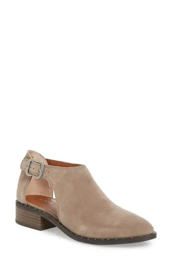 Women's Lucky Brand Giovanna Cutout Bootie, Size 7 M - Grey | Nordstrom