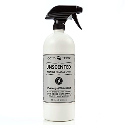 Cold Iron Wrinkle Release Spray for Clothes. 32 fl oz. Unscented/Fragrance Free. Plant Based Ironing Alternative. Fast, Easy to Use. Spray, Smooth, Hang. Award Winning Formula to Save You Time | Amazon (US)