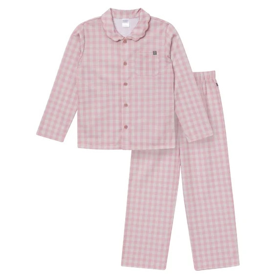 Modern Moments by Gerber Toddler Girl Coat Pajama Set, 2-Piece, Sizes 12 Months - 5T | Walmart (US)