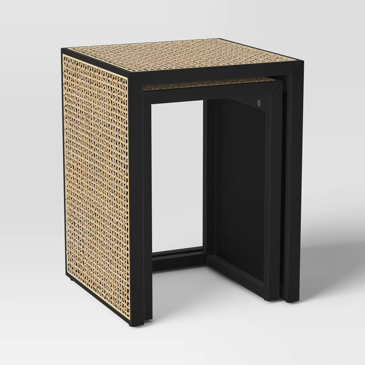 Nesting Accent Table Black/Natural - Threshold™ | Target