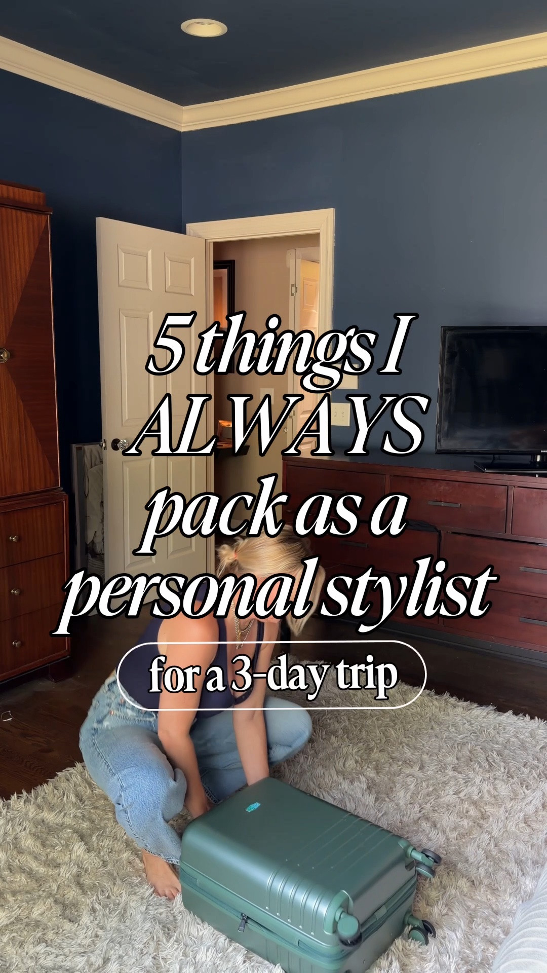 Packing for three days without packing for three weeks. 😉✈️ #ad

As a personal stylist, I’m always thinking about versatility when I pack—fewer pieces, more outfit combinations, and everything needs to earn its spot in my suitcase.

For this trip, I’m packing it all in my @BAGSMART_official Getaway Carry-On with the Moss Tote for everything I want to keep within easy reach while I’m traveling. The goal: plenty of outfit options without the overpacking. 🙌🏻

Shop via the link in my bio and get 10% off!

Use code effortlesstyle for 10% off. 🤍

#BAGSMART #BAGSMARTBACKPACK #carryon #TravelStyle #PackingTips #PersonalStylist

#LTKTravel #LTKOver40 #LTKmomlife
