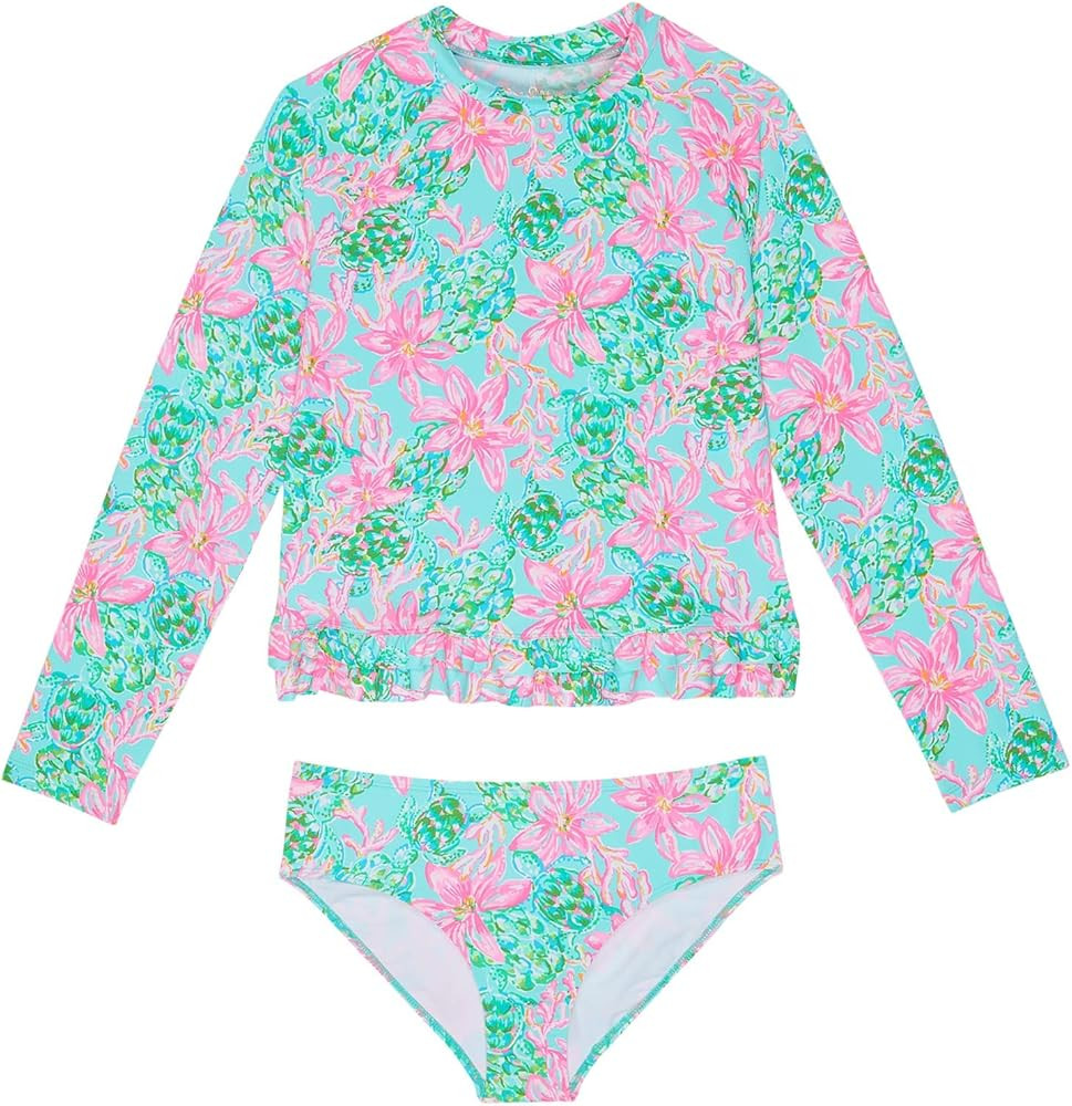 Lilly Pulitzer Girl's Ansley Rashguard Set UPF (Toddler/Little Kids/Big Kids) | Amazon (US)