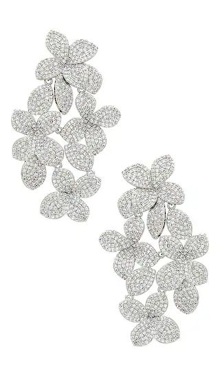 Alyssa Drop Earrings in Silver | Revolve Clothing (Global)