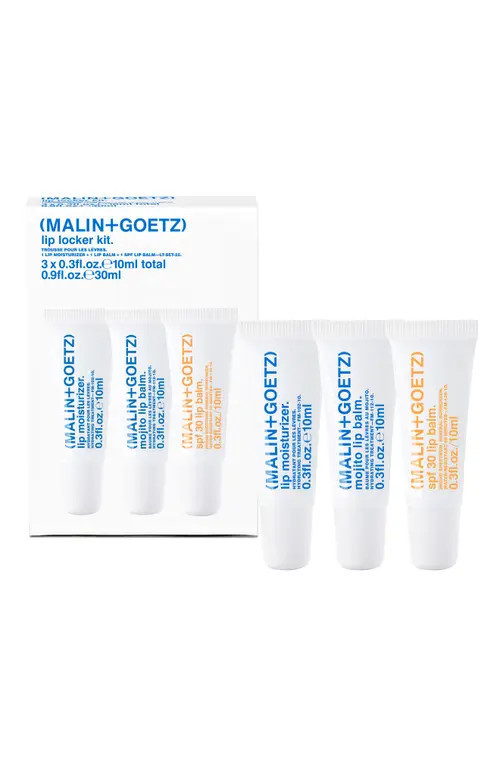 MALIN+GOETZ Lip Locker Kit $50 Value in White at Nordstrom | Nordstrom