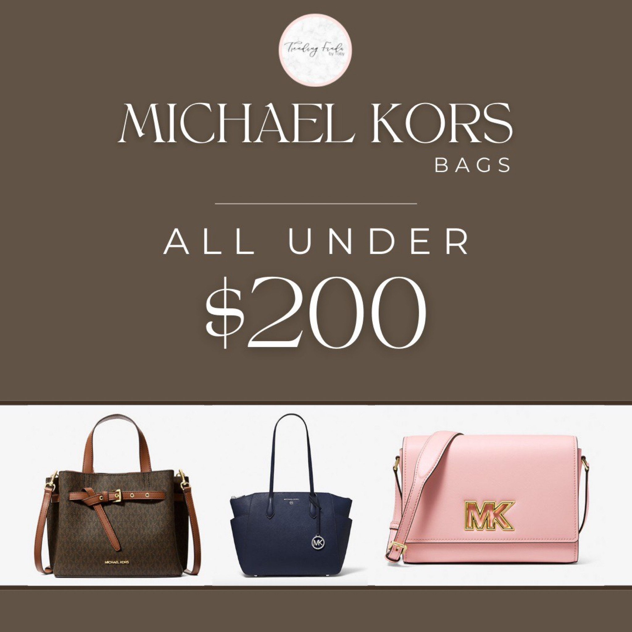 Michael Kors Bags for Under $200! 


#LTKSeasonal #LTKWorkwear #LTKItBag