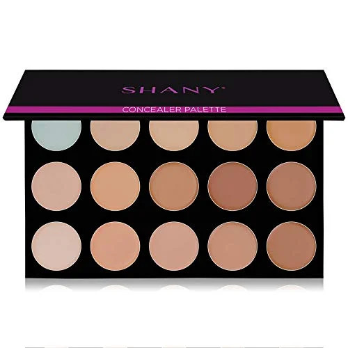 SHANY Masterpiece 15 Color Foundation, Concealer, Camouflage Palette/Refill - TONED - Walmart.com | Walmart (US)