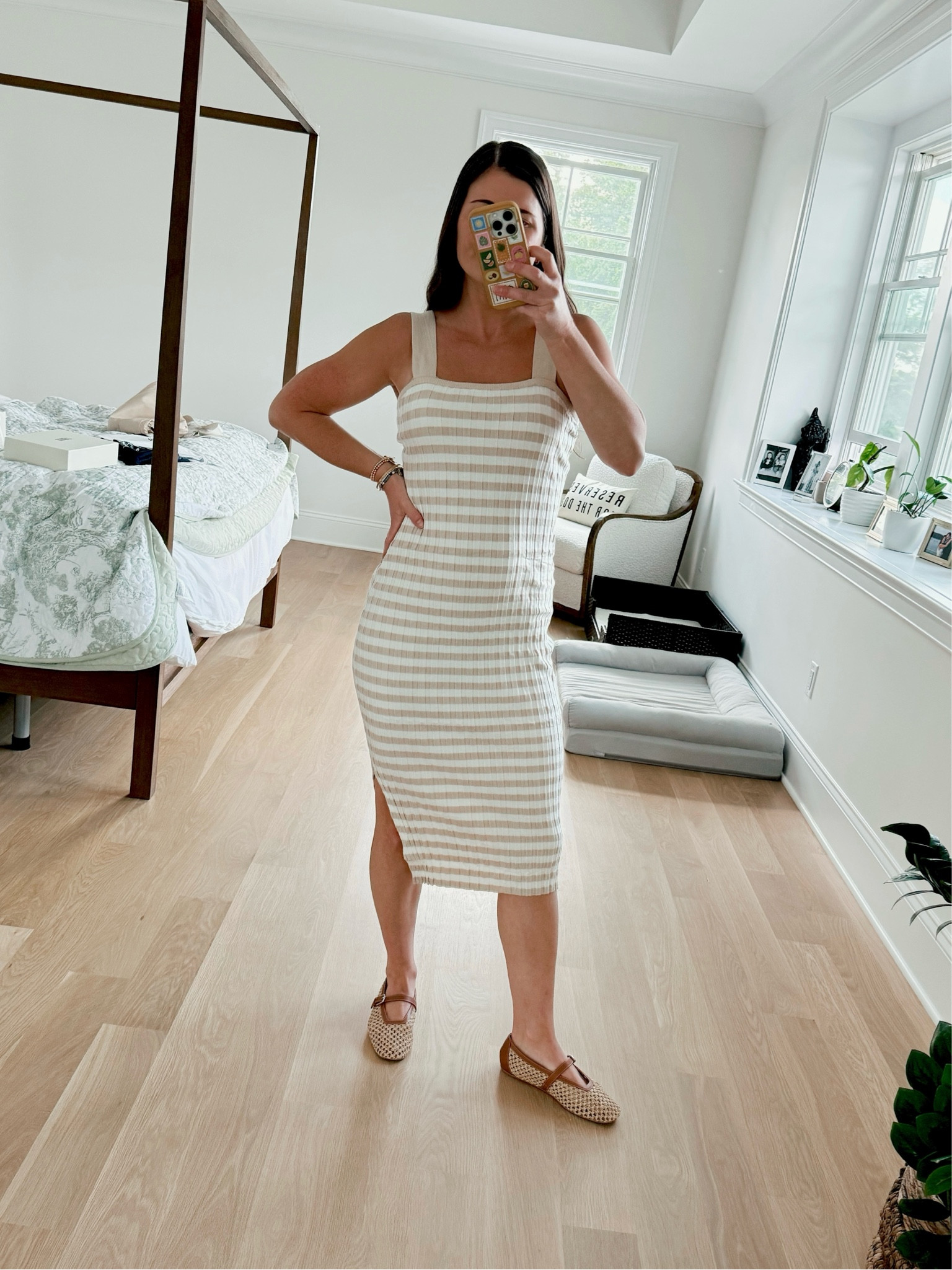 Summer Knit Stripes & the chicest pair of raffia Mary Jane flats 🤎 They’re from LaBucq & on the pricey side, so I’ve linked similar options — wearing size M in dress (could’ve gotten a S) and sized up to EUR 39 for the flats (a bit roomy but I prefer that to pinched toes)

#LTKStyleTip #LTKShoeCrush