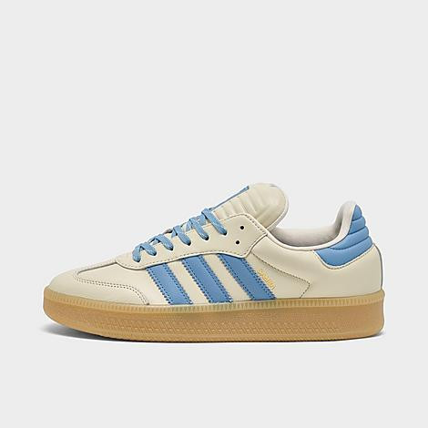 adidas Men's Originals Samba XLG Casual Shoes in Wonder White/Ash Blue/Gum Size: 5.5 | Finish Line (US)