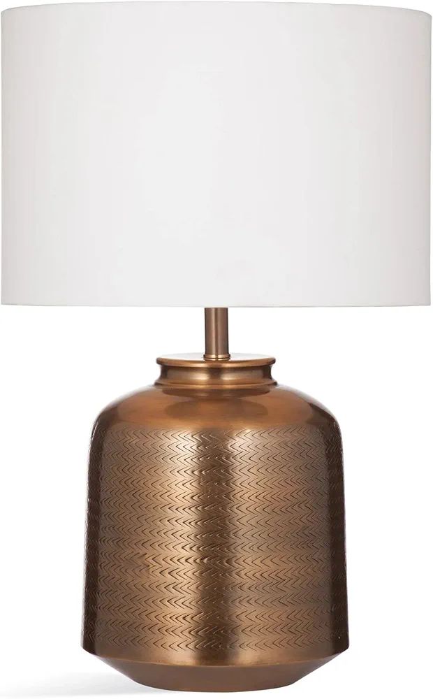 Bassett Mirror Company Yolo Table Lamp in Antique Brass Metal | Amazon (US)