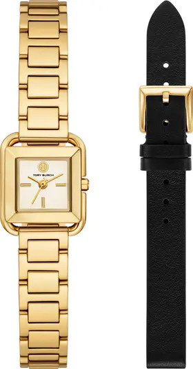 The Small Kira Square Bracelet Watch Set, 18mm x 18mm | Nordstrom
