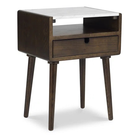 AllModern Rima Genuine Marble End Table with Storage | Wayfair | Wayfair North America
