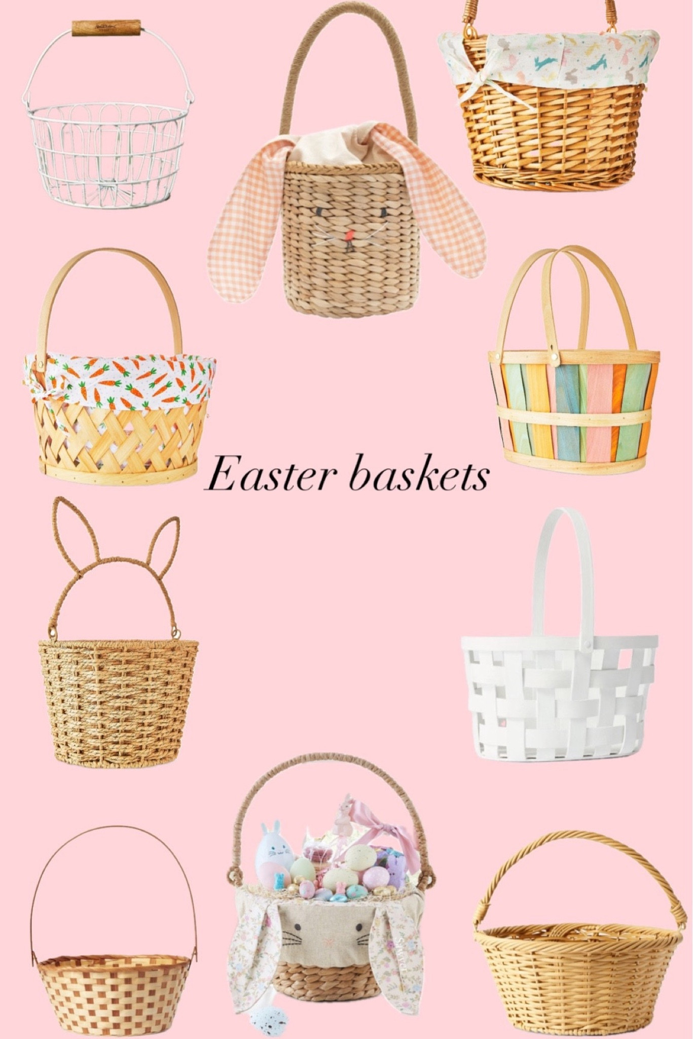 Fun and cute Easter baskets!

#LTKhome #LTKFestival #LTKSeasonal