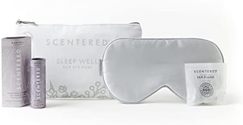 Scentered Sleep Essentials Travel Gift Set - Aromatherapy Sleep Well Balm, Luxury 100% Silk Eye-m... | Amazon (US)