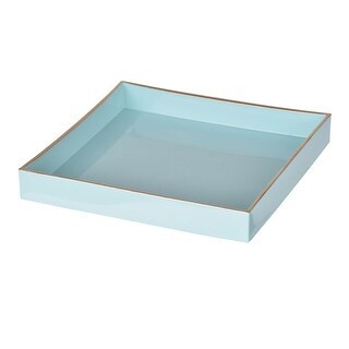A&B Home Mimosa 9-inch Square Tray - Powder Blue | Bed Bath & Beyond