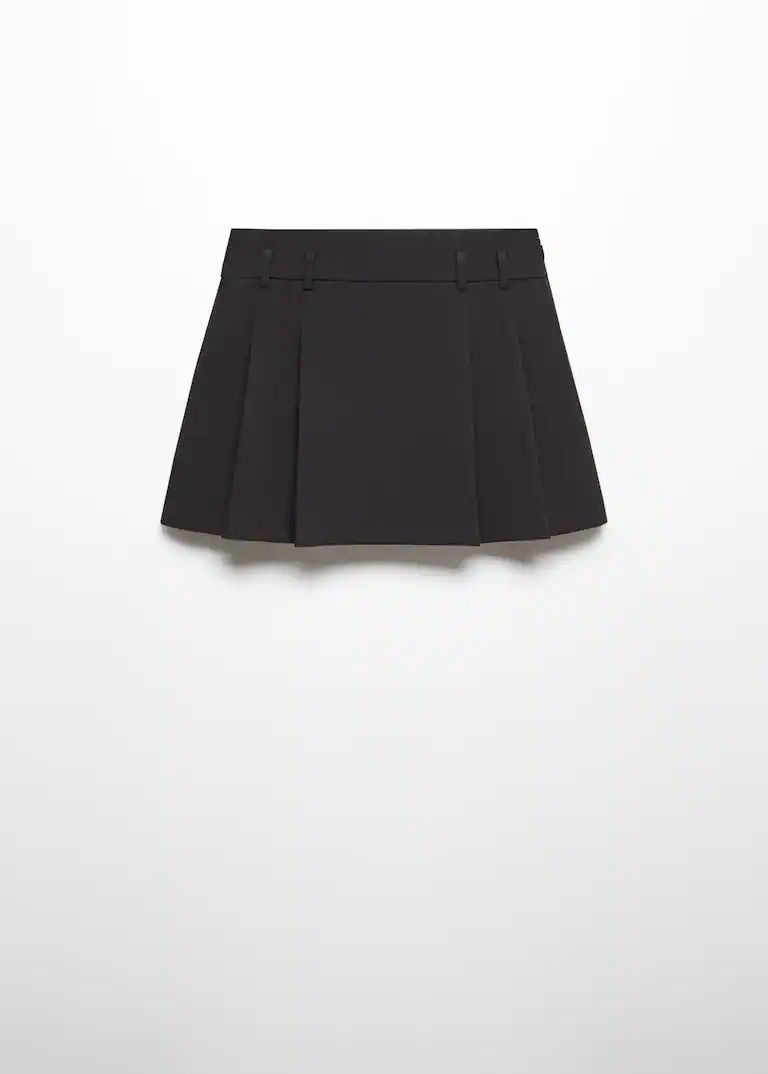 Pleated mini-skirt -  Women | Mango United Kingdom | MANGO (UK)