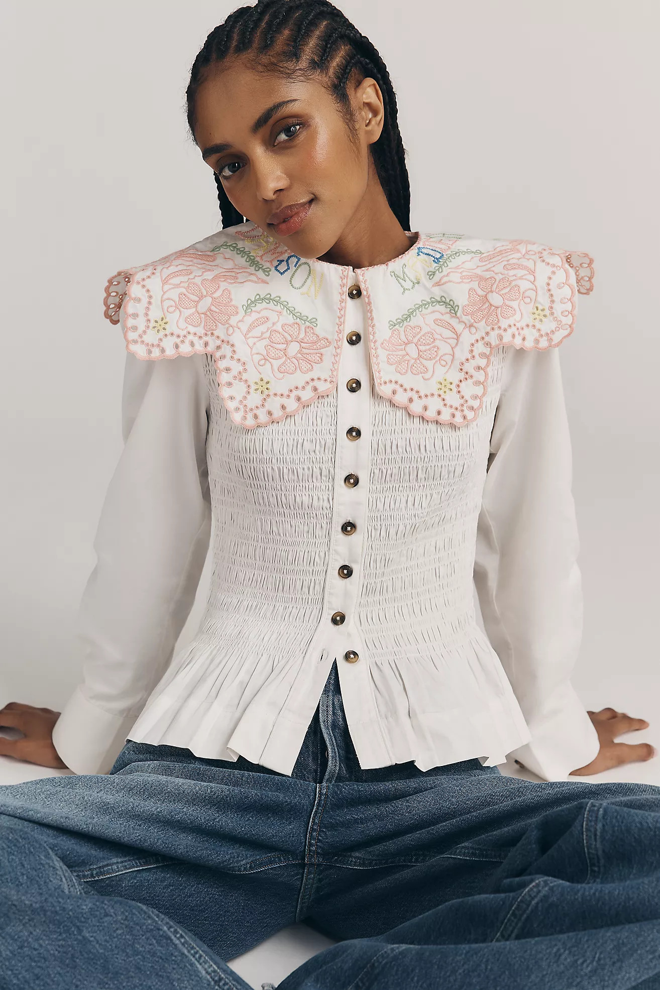 Damson Madder Fern Blouse | Anthropologie (US)