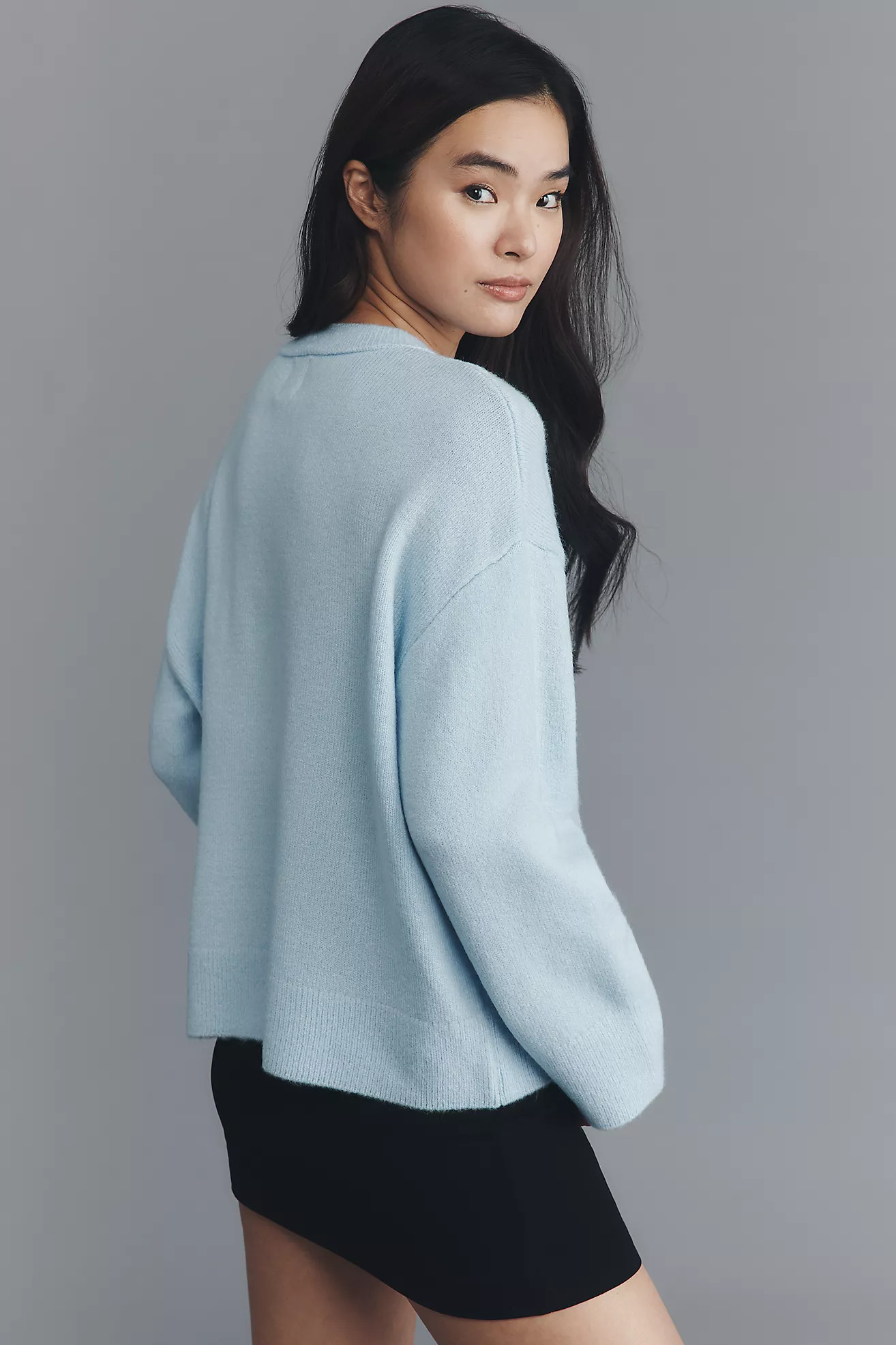 Maeve Crew-Neck Dog Icon Pullover Sweater | Anthropologie (US)