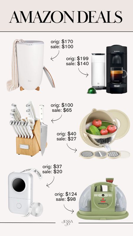 Amazon Deals | Deals of the Day | Amazon Finds | Amazon Home Deals | White Knife Set | Nespresso | Towel Warmer 

#LTKfindsunder100 #LTKstyletip #LTKsalealert