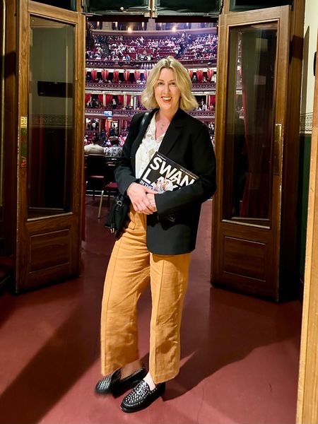 Sort of smart for night out. Albaray blazer, Sezane trousers and blouse. Gucci loafers 

#LTKover50style #LTKstyletip #LTKuk