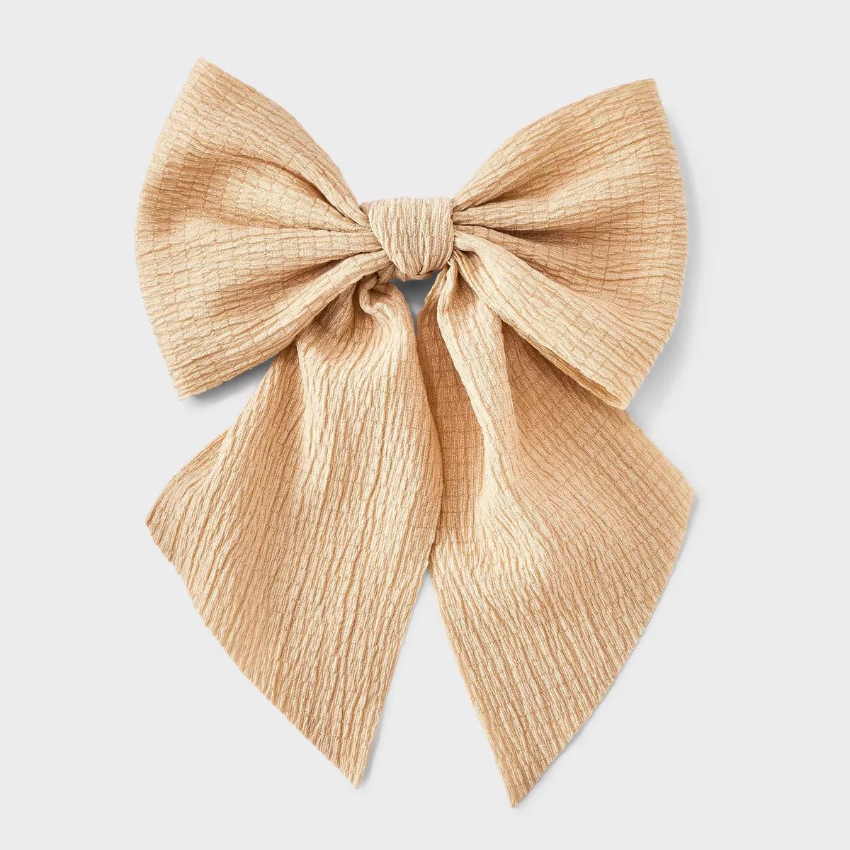 Crinkle Bow Hair Barrette - A New Day™ | Target