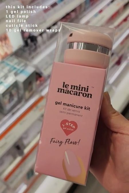 Mini gel manicure kit. macaron shaped. cute, aesthetic, on the go. 

#LTKunder50 #LTKbeauty #LTKGiftGuide
