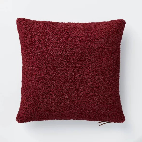 Boucle Throw Pillow with Exposed Zipper – Threshold™ designed with Studio McGee | Target