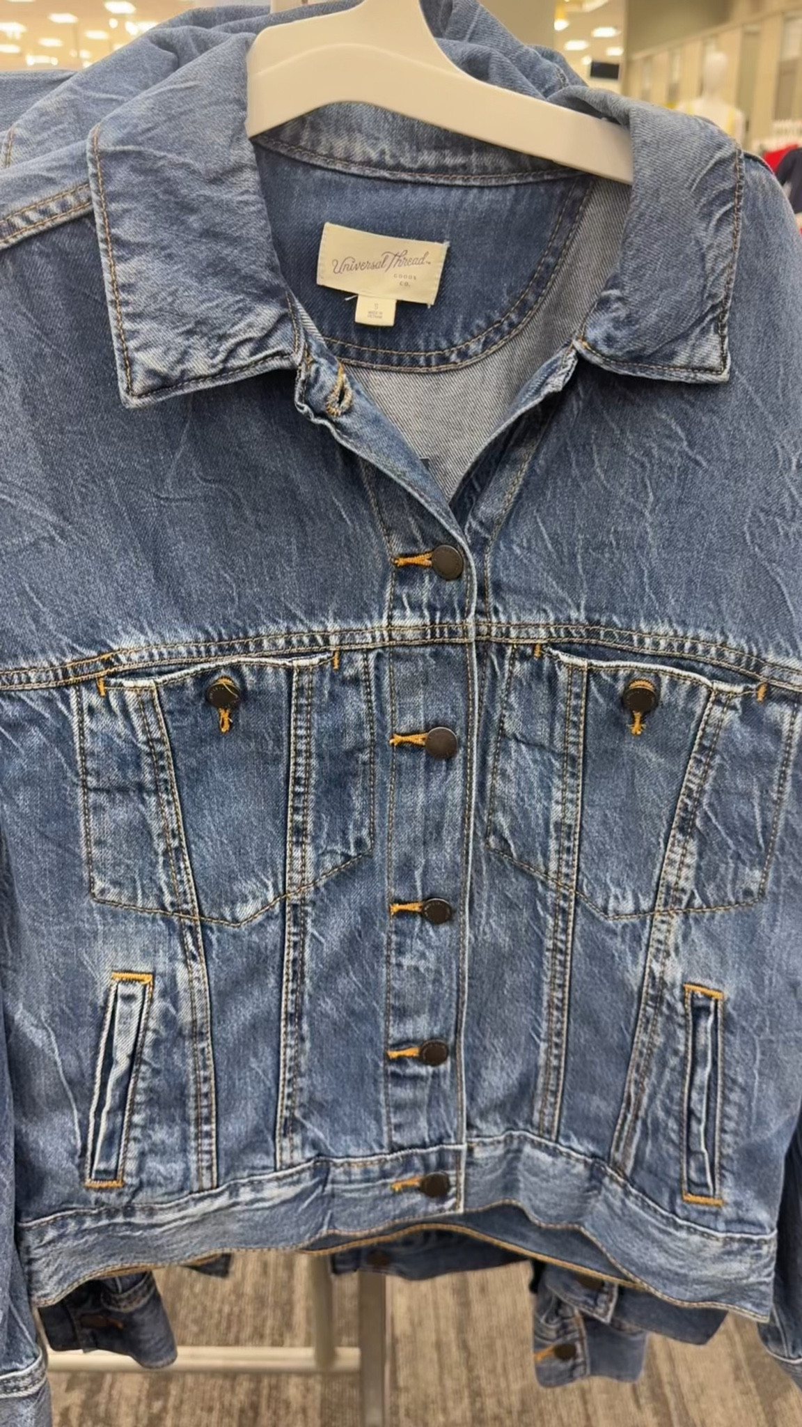 The cutest new denim jacket from Target! 🎯  

#LTKootd #LTKValentine #LTKgrwm