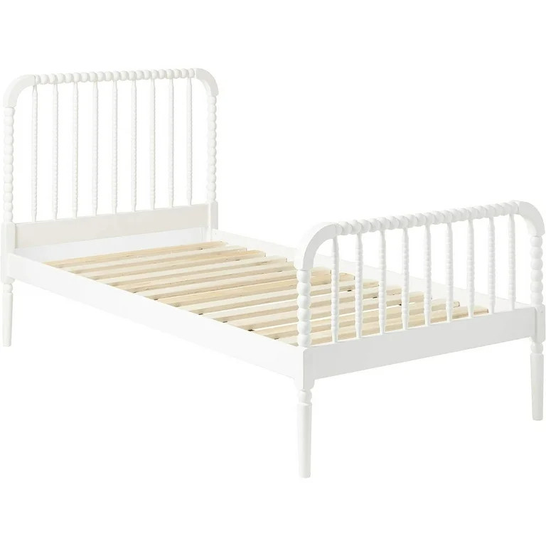 Slatted Panel Bed, White | Walmart (US)