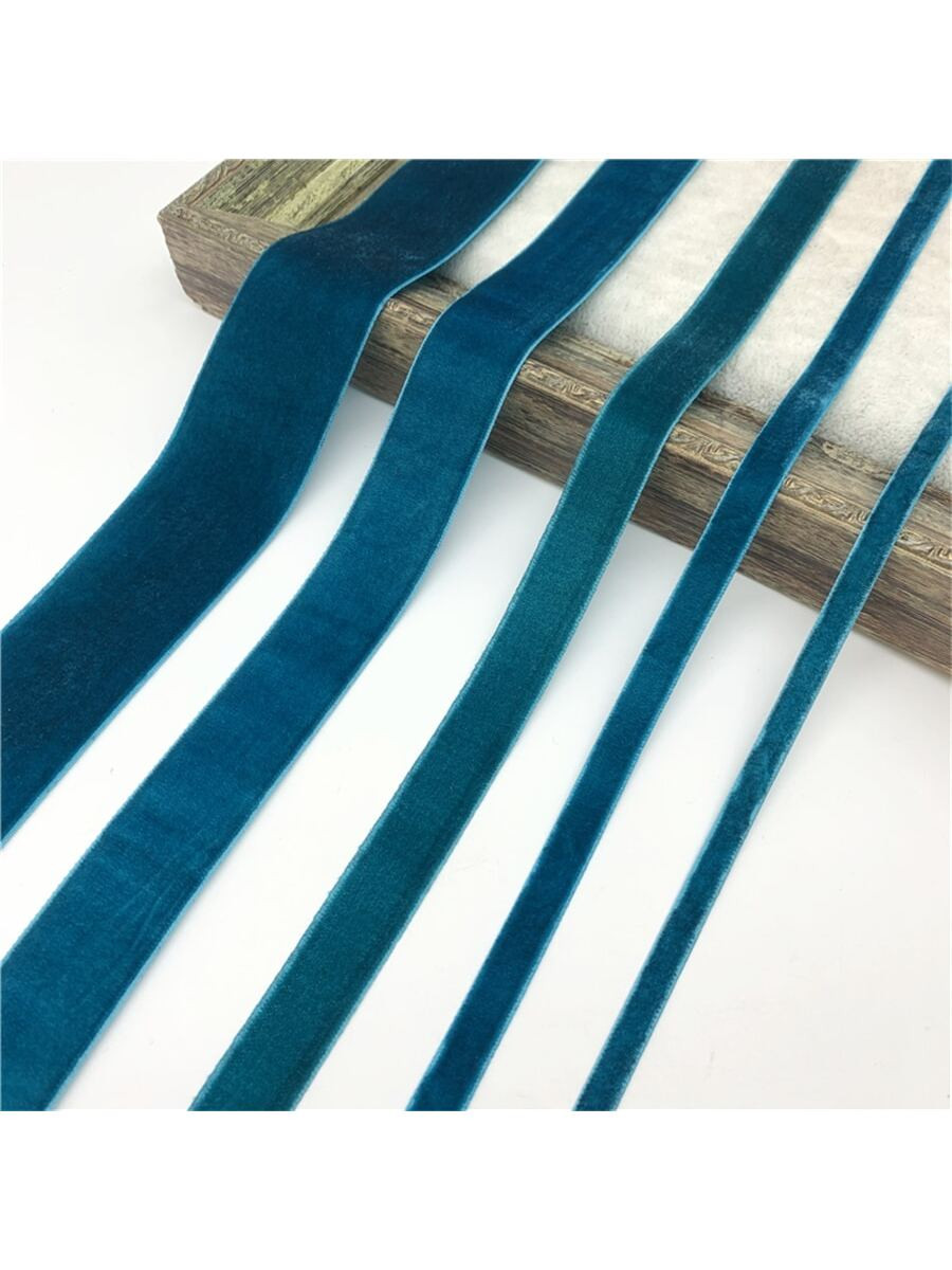 1pc 6/10/15/20/25/38mm Velvet Ribbon Handmade Wedding Party Decoration Ribbon For Gift Wrapping D... | SHEIN