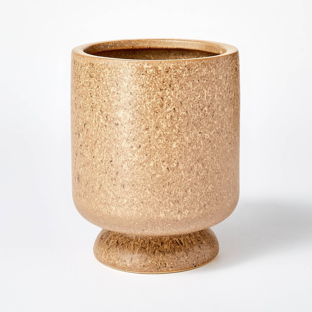 Small Footed Camel Ceramic Vase - Threshold designed with Studio McGee | Target