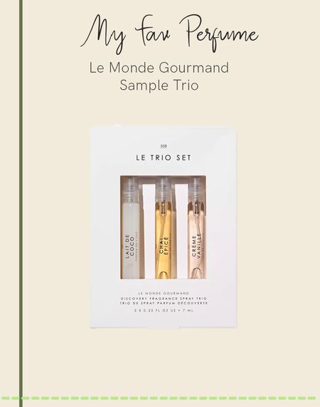 Le monde gourmand fragrance trio 

#LTKfindsunder50 #LTKGiftGuide #LTKSeasonal