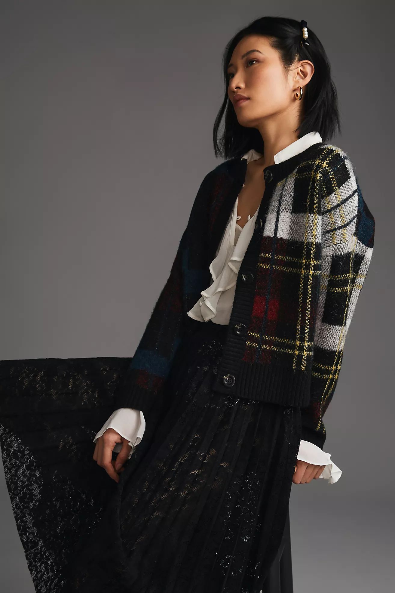 RD Style Plaid Cardigan Sweater | Anthropologie (US)