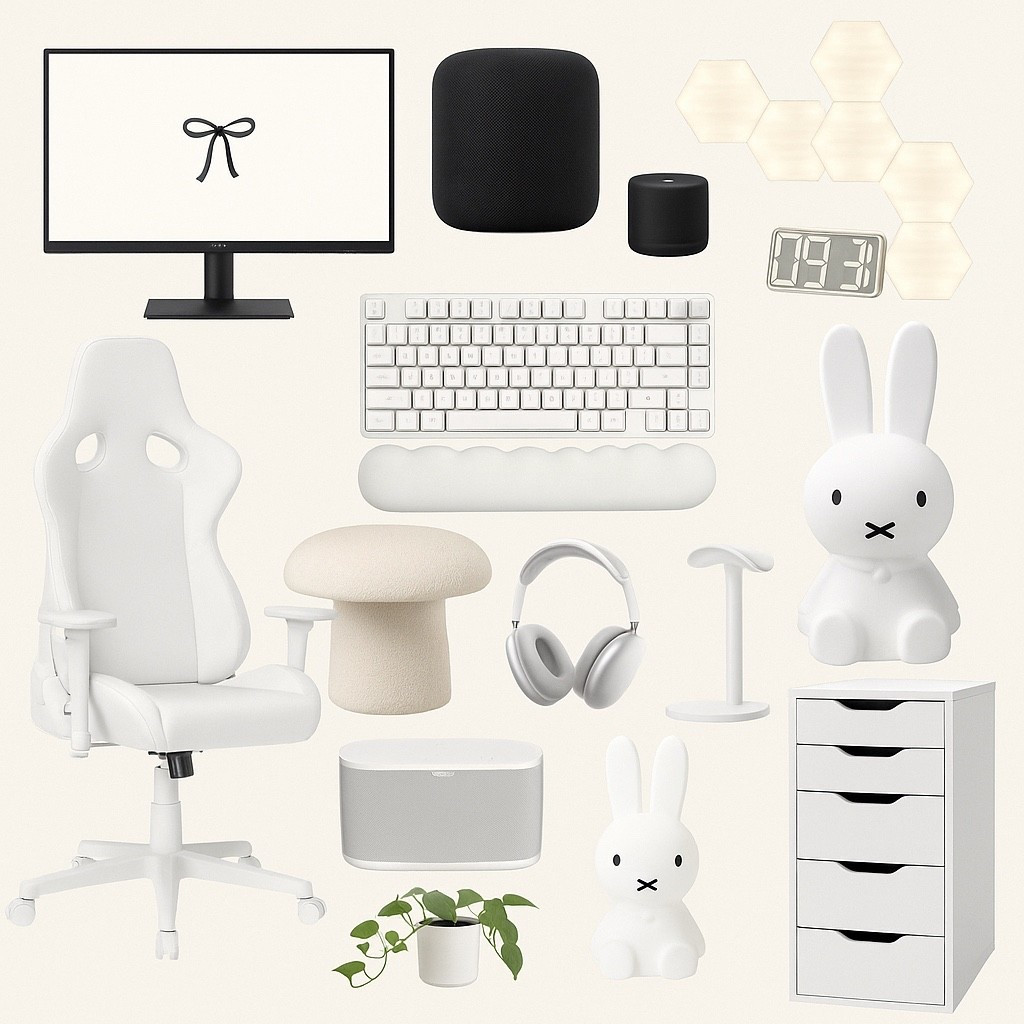 ✨ Cozy Luxe Desk Setup ✨
Turning my workspace into an aesthetic haven with dreamy white and minimal pieces 🤍 Perfect for creating, studying, or working from home. Linking all my favorite finds so you can recreate this chic desk vibe in your own space!

Shop everything from the comfy chair to the Miffy lamp and accessories directly in my LTK 🪄

#DeskSetup #HomeOfficeGoals #StudyWithMe #WorkFromHomeAesthetic #MinimalistDesk #LuxeLifestyle #MiffyLamp #AestheticWorkspace #ThatGirlDesk #LTKHome

#LTKHome