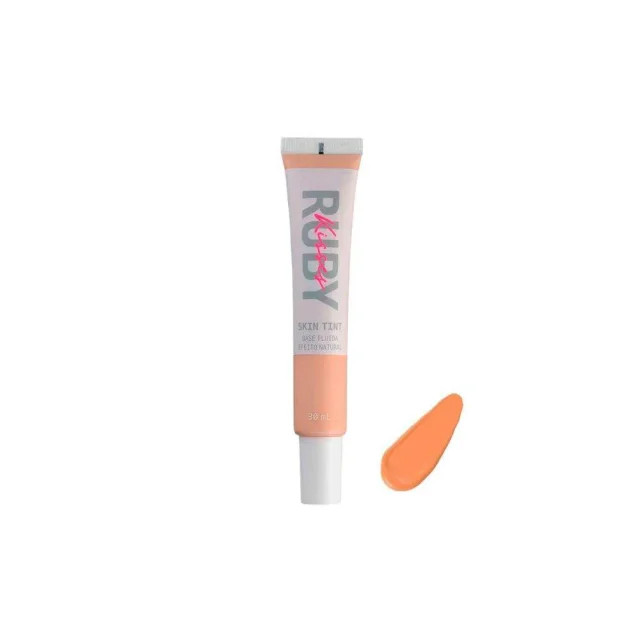 BASE FLUIDA RUBY KISSES SKIN TINT EFEITO NATURAL COR 131 | Drogasil BR