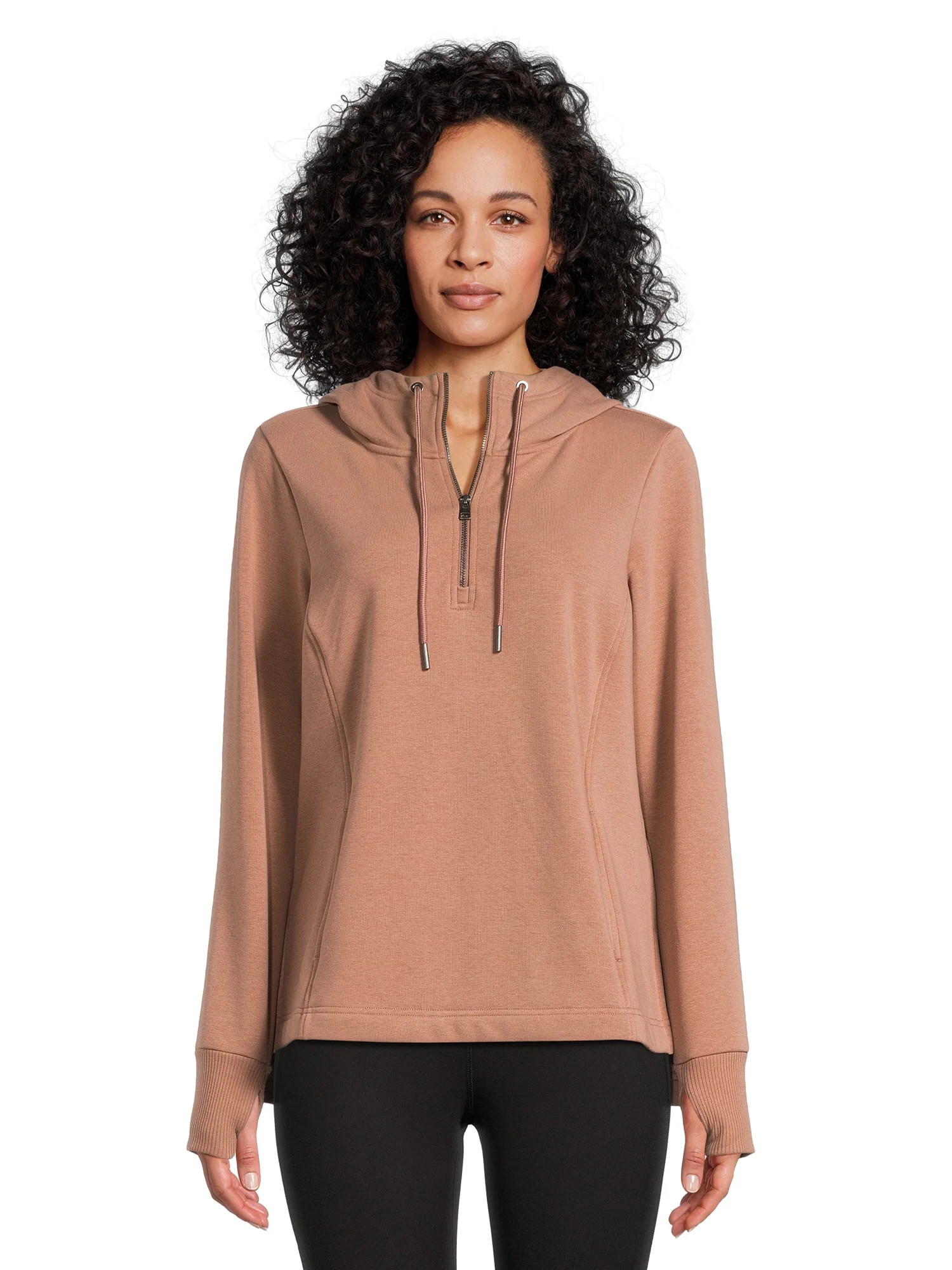 Avia Women's Quarter Zip Pullover Hoodie, Sizes XS-3XL - Walmart.com | Walmart (US)