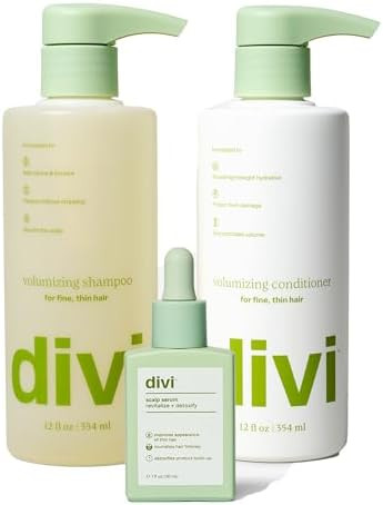 Divi Shampoo and Conditioner Set for Women and Men - Hair Care Duo for All Hair Types, Adds Volum... | Amazon (US)