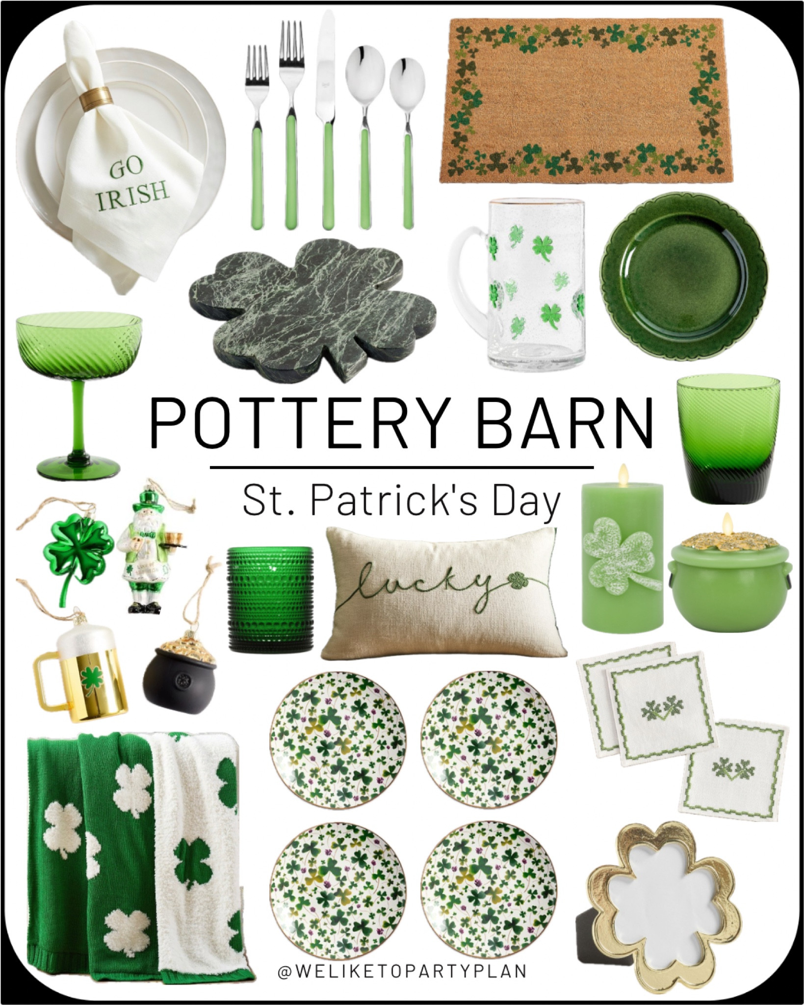 Let's go shopping for St Patrick's Day decor at Pottery Barn! ☘️💚🍀

Pottery Barn | St Patrick's Day | Shop Now 

#potterybarn #homedecor #stpatricksday #lucky #stpattysday #ltkshopper 

#LTKParties #LTKSeasonal #LTKHome