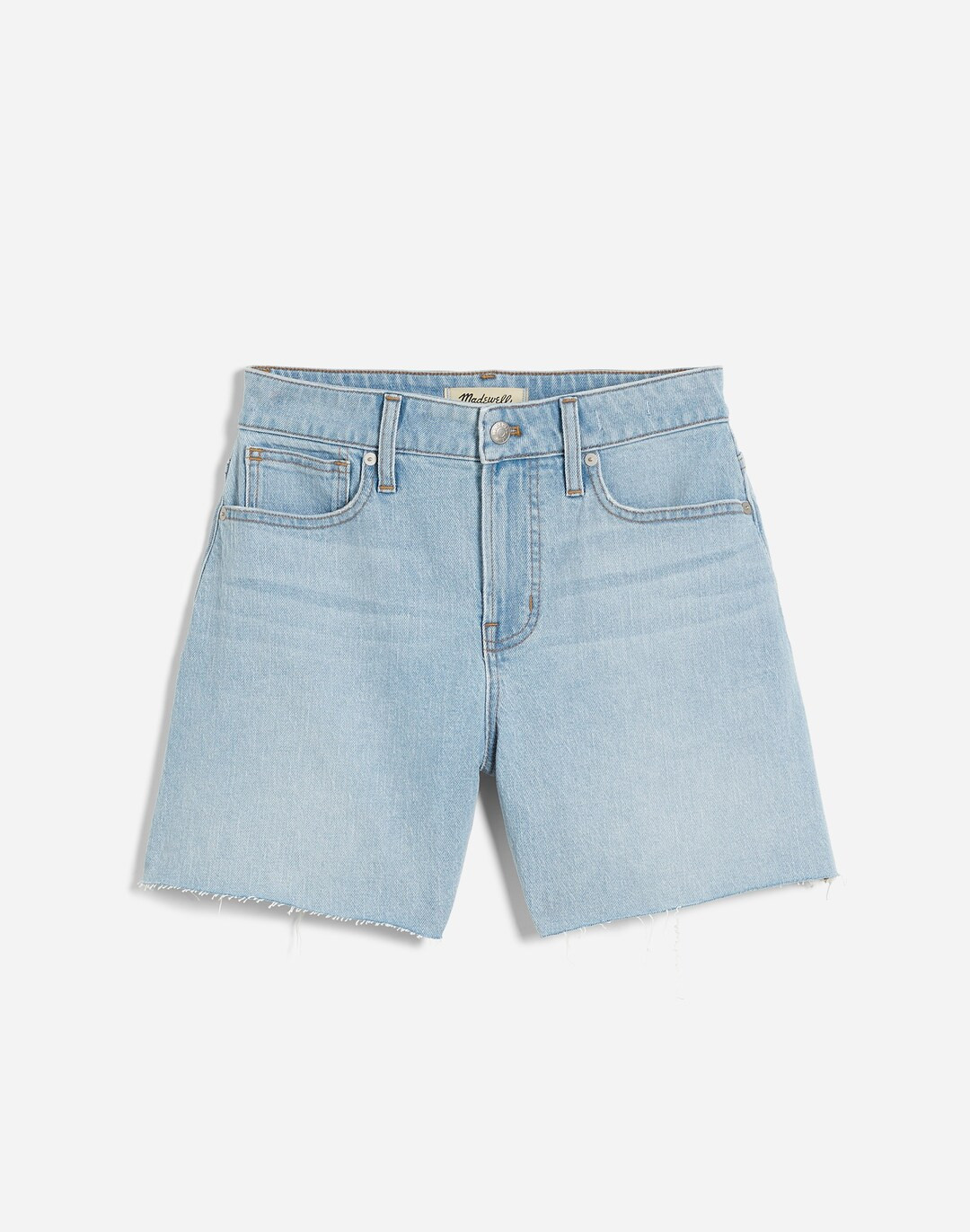 The Curvy Perfect Vintage Jean Short in Fitzgerald Wash: Raw Hem Edition | Madewell