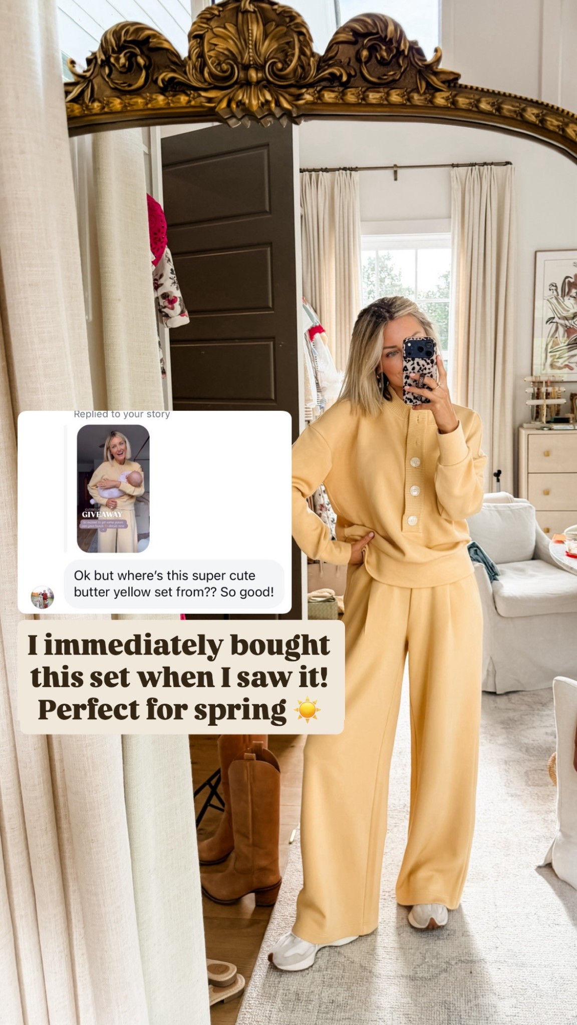 The perfect matching set for spring! Wearing S in the top & XS in the pants. 

Loverly Grey, Varley, matching set, lounge set, travel outfit ideas, spring fashion, spring outfit ideas 

#LTKTravel #LTKootd #LTKSeasonal