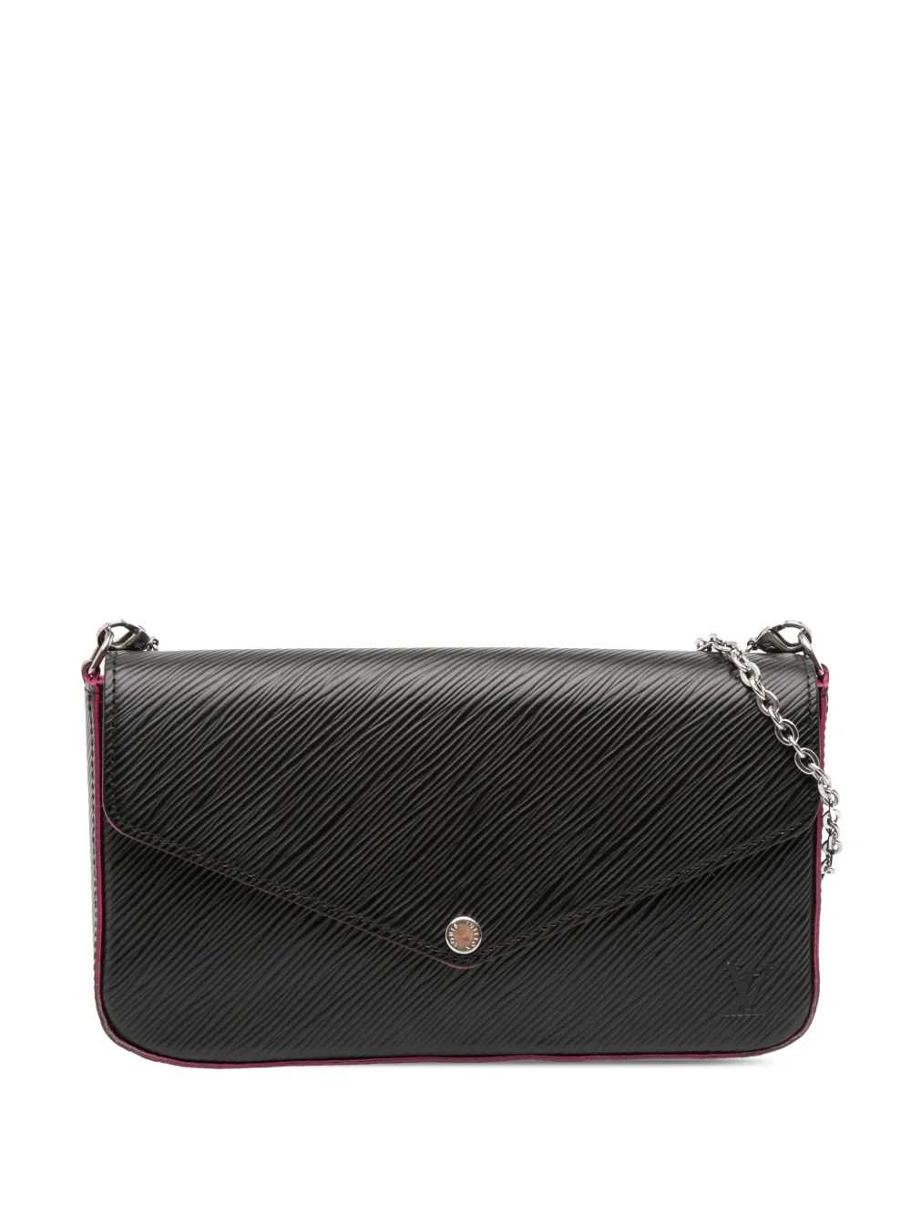 Louis Vuitton Pre-Owned 2017 Epi Pochette Felicie crossbody bag - Black | Farfetch Global